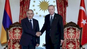 Cumhurbaşkanı Erdoğan, Paşinyan ile görüştü