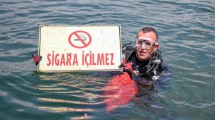 Denize bakın neler atmışlar!