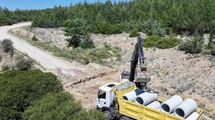 Denizli’de 4 ilçeyi birbirine bağlayan yolda çalışmalar başladı