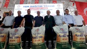 Denizli’de üreticiye yem desteği