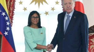 Erdoğan, Venezuela heyetini İstanbul’da kabul etti... Ticaret hedefi 3 milyar dolar