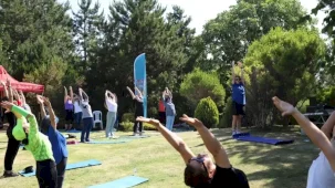 Eskişehir’de açık hava spor etkinliklerine yoğun ilgi