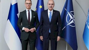 Finlandiya Cumhurbaşkanı, TBMM Başkanı Kurtulmuş'u kabul etti