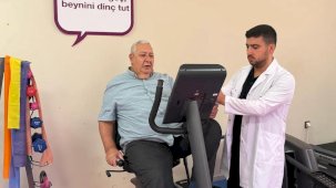 Gaziantep'te Mehmet amca, Alzheimer Merkezi'nde hayata döndü