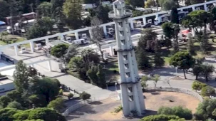 İzmir’in simgesi Paraşüt Kulesi yeniden ayağa kalkıyor