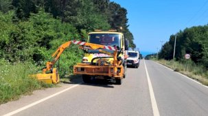 Kocaeli Kandıra’da yollar yaz sezonuna hazırlanıyor