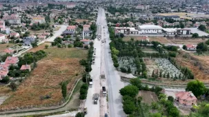 Konya Karatay'da asfalt çalışmaları