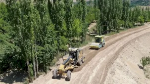 Malatya’da 3 ilçeyi bağlayan grup yolunda büyük dönüşüm