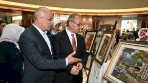 Malatya’da kadın ve engelli kursiyerlerden el emeği sergisi