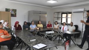 Mersin’de kadınlara ‘Yangın Güvenliği’ eğitimi verildi