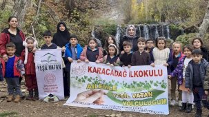 Minik yüreklerden Yeşil Vatana büyük katkı