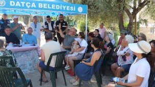 Muğla Datça'da altyapı ardından üst yapı bilgliendirmesi