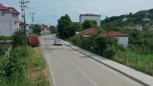 Ordu Kayabaşına modern kaldırım