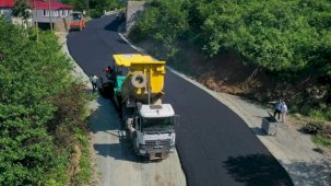 Ordu’da kırsal ulaşım yatırımları devam ediyor