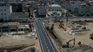 Ordu'da Millet Düzü’nde ilk asfalt serildi