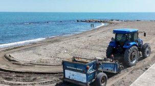 Ordu’da plajlar pırıl pırıl hazırlanıyor