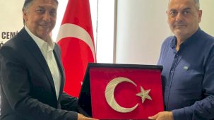 Ortadoğu Gazeteciler Cemiyeti’ne Seyit Ateş’ten anlamlı ziyaret