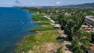 Sakarya'da Sapanca Gölü kıyısı şimdi tertemiz... Zehirli sazlıklar gitti!