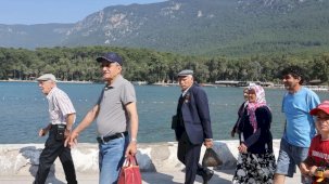 Şehit aileleri ve gaziler Muğla’nın doğal güzelliklerinde buluştu