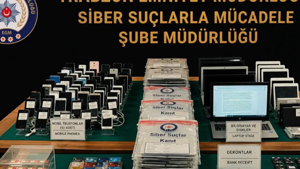 Trabzon merkezli yasa dışı bahise 14 tutuklama