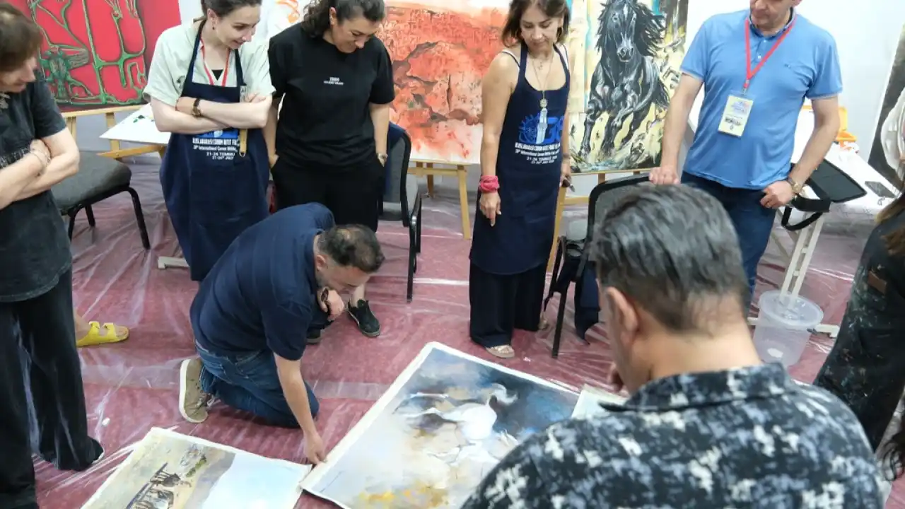 8. Uluslararası Sanat Çalıştayı Çorum'da Başladı