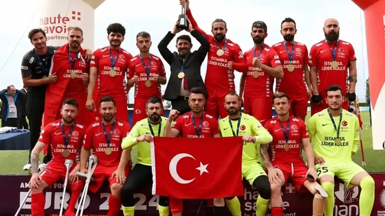 Ampute Futbol Millî Takımı'na 'Lider' sponsor