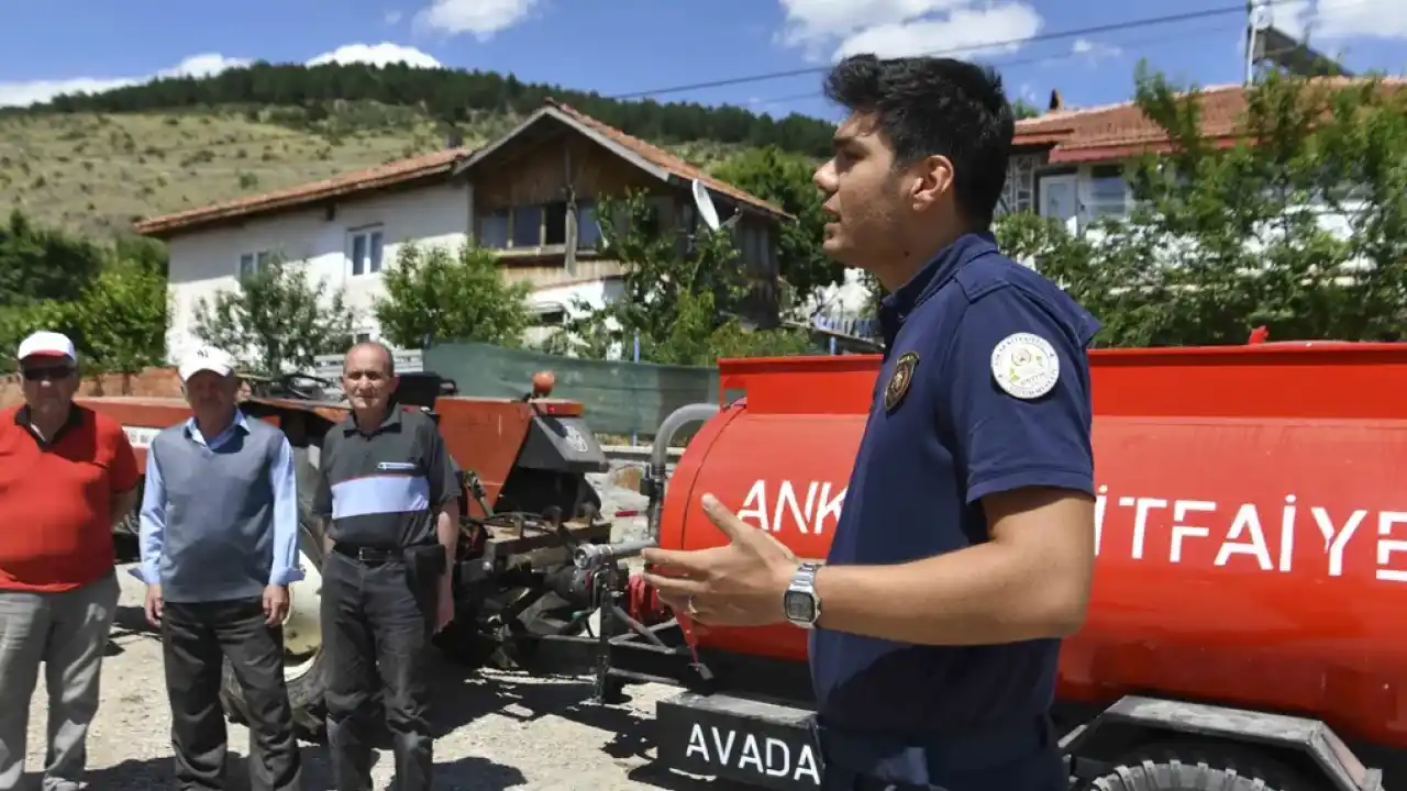 Ankara'da kırsala 80 yeni yangın tankeri