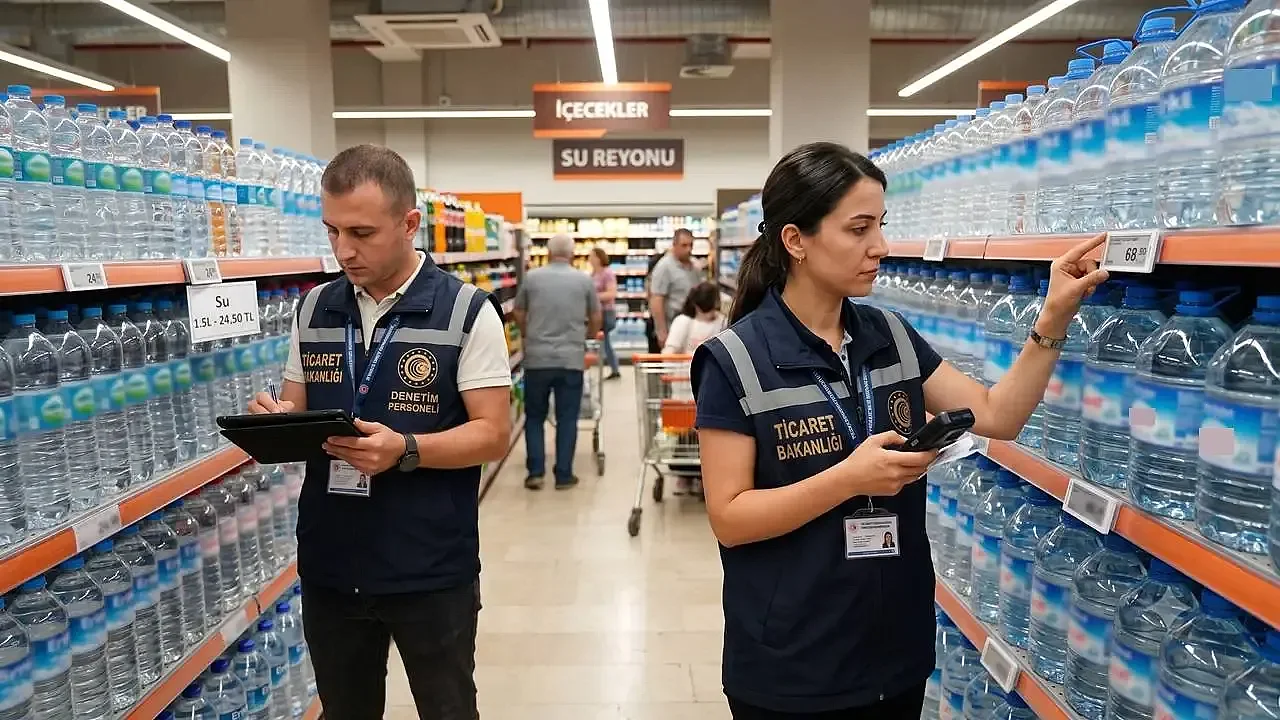 Bakanlık Harekete Geçti, Fırsatçı Marketlere Su Zammı Denetimi!