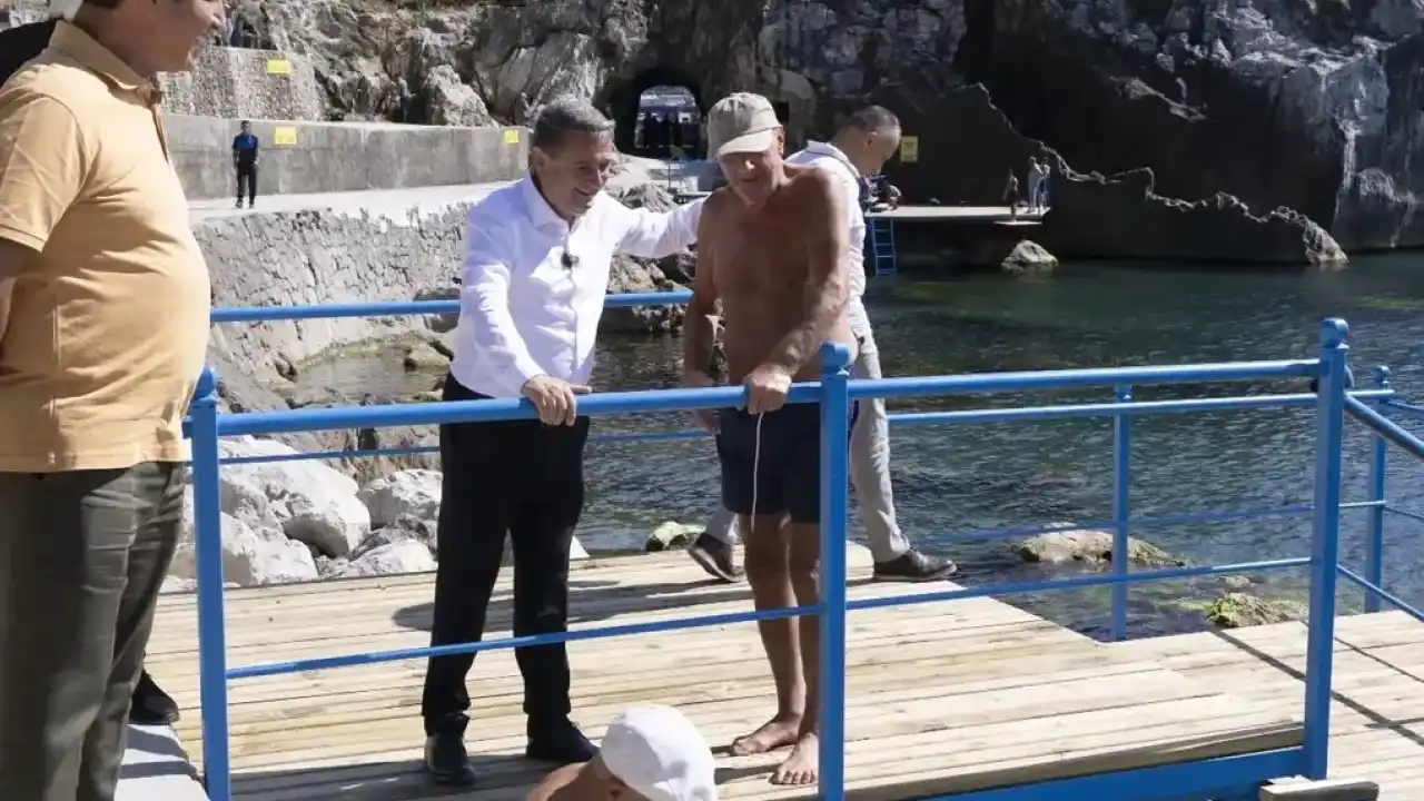 Başkan Tahsin Erdem Liman Arkası çalışmalarını inceledi