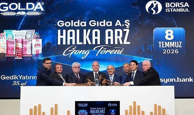 Borsa İstanbul'da gong Golda Gıda için çaldı