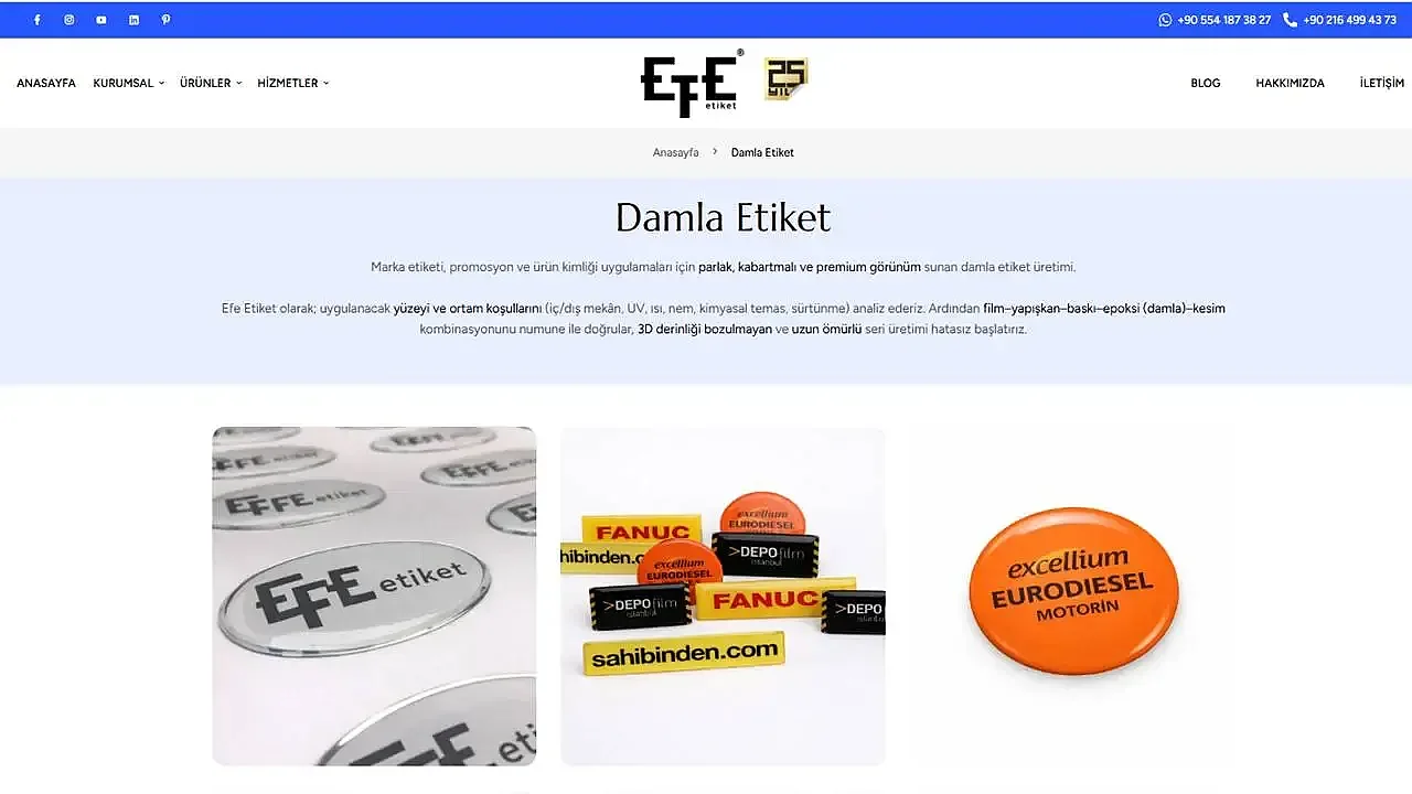 Damla Etiket Seçiminde Kaliteyi Belirleyen Unsurlar