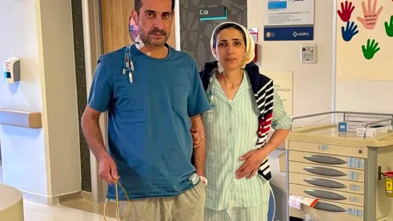 Erzurum'da 19 yıllık eşine karaciğerini verdi