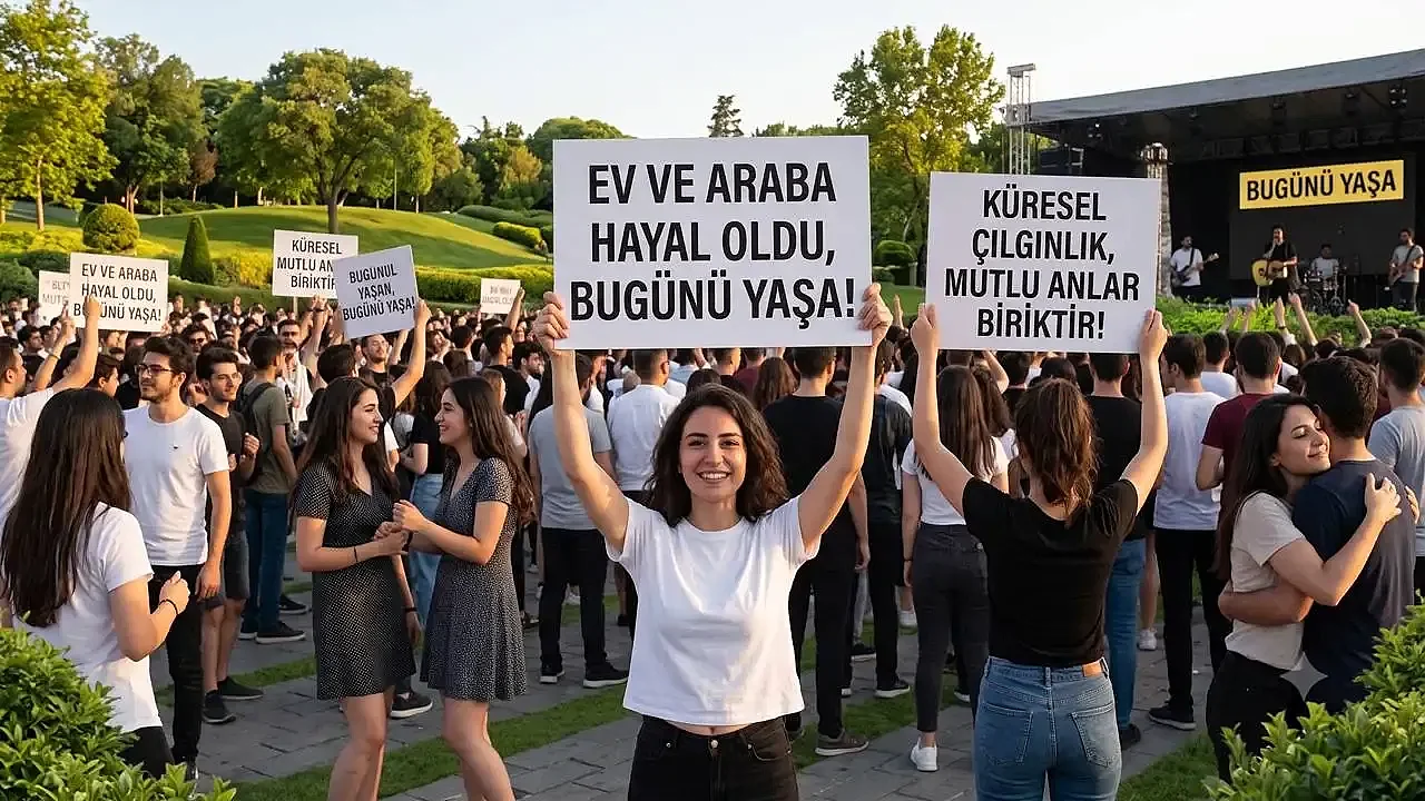 Ev ve Araba Almak Hayal Oldu! Küresel Çılgınlık 'Bugünü Yaşa' Akımı Dünyayı Sallıyor