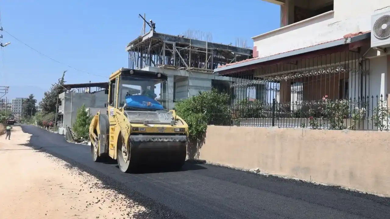 Hatay Büyükşehir'den asfalt çalışması