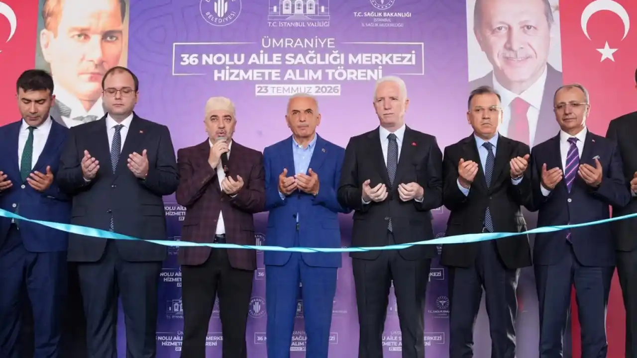 İstanbul’un 1121. Aile Sağlığı Merkezi Ümraniye’de hizmete açıldı