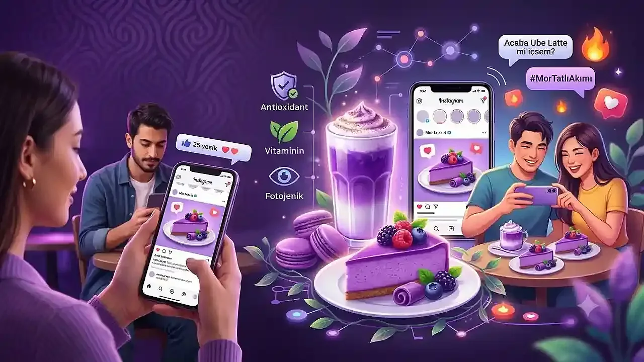Kahve ve tatlı dünyasının yeni küresel çılgınlığı: 'Ube'