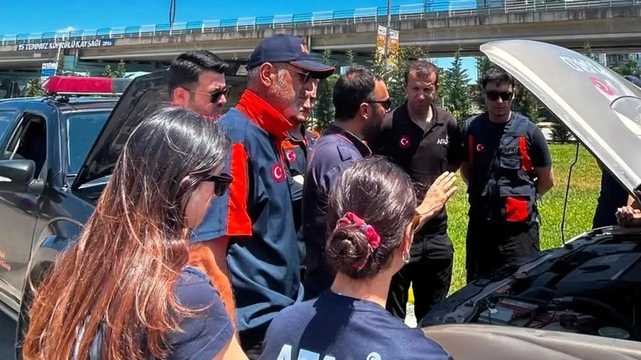 Kocaeli’de AFAD’a ileri sürüş eğitimi
