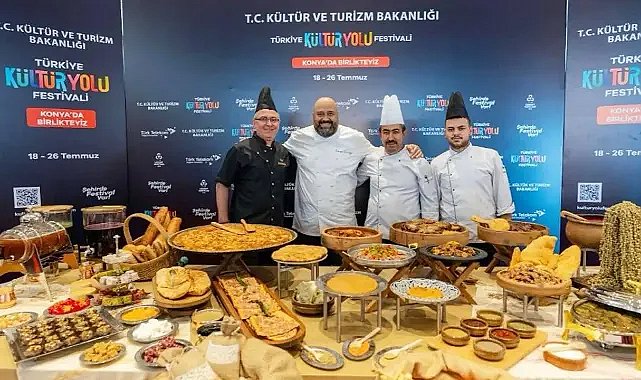 Konya, lezzet noktalarıyla Kültür Yolu Festivali'nde rekor kırdı!
