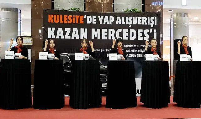 Kulesite'de Alışveriş Kazandırdı: Mercedes-Benz EQA 250+ Talihlisini Buldu