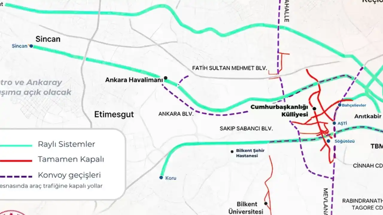 NATO Zirvesi için tamamen kapalı olacak güzergahlar...