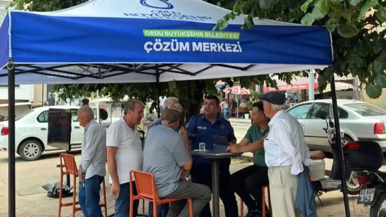 Ordu’da 153 Çözüm Merkezi İkizce’de vatandaşlarla buluştu