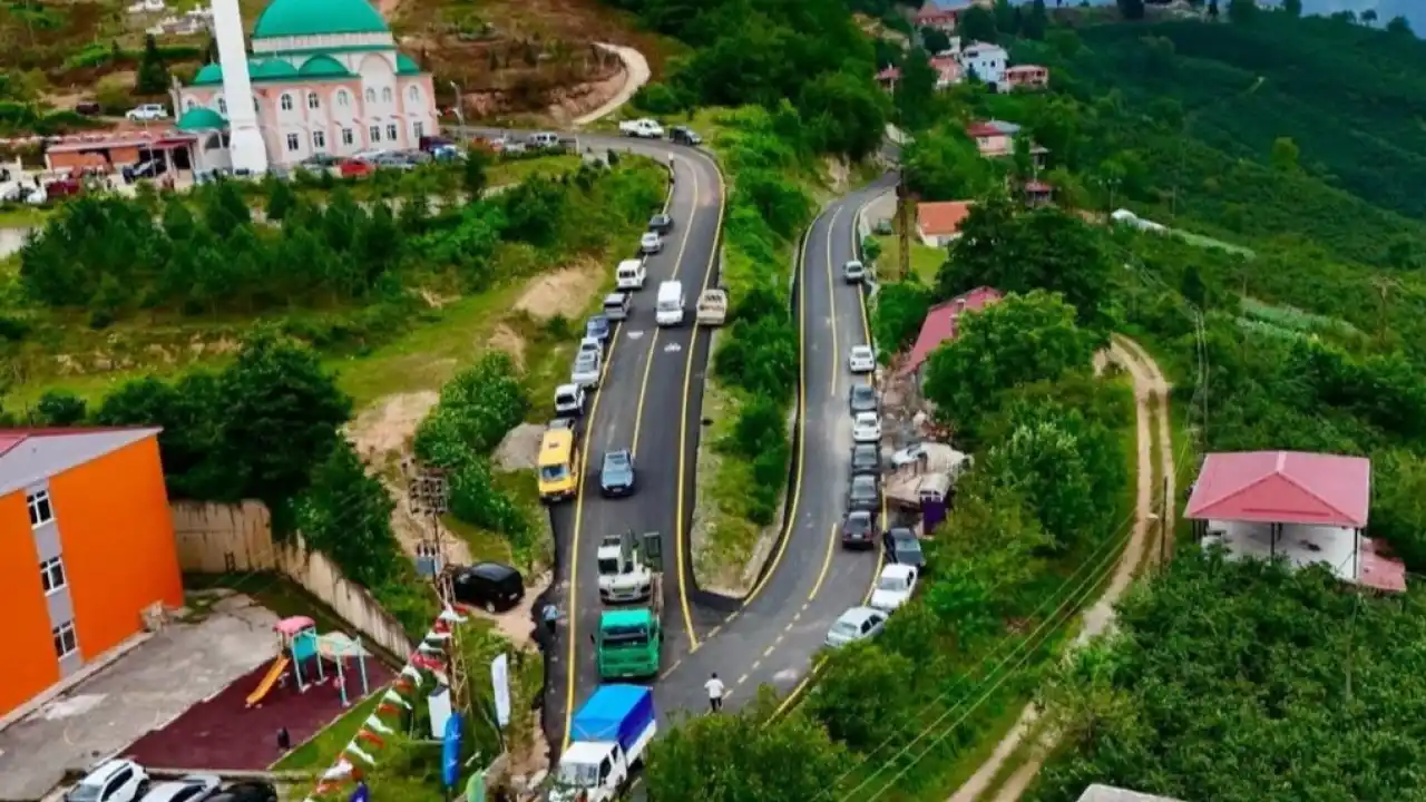 “Ordu’da 5 Km’lik grup yolu açılışı yapıldı