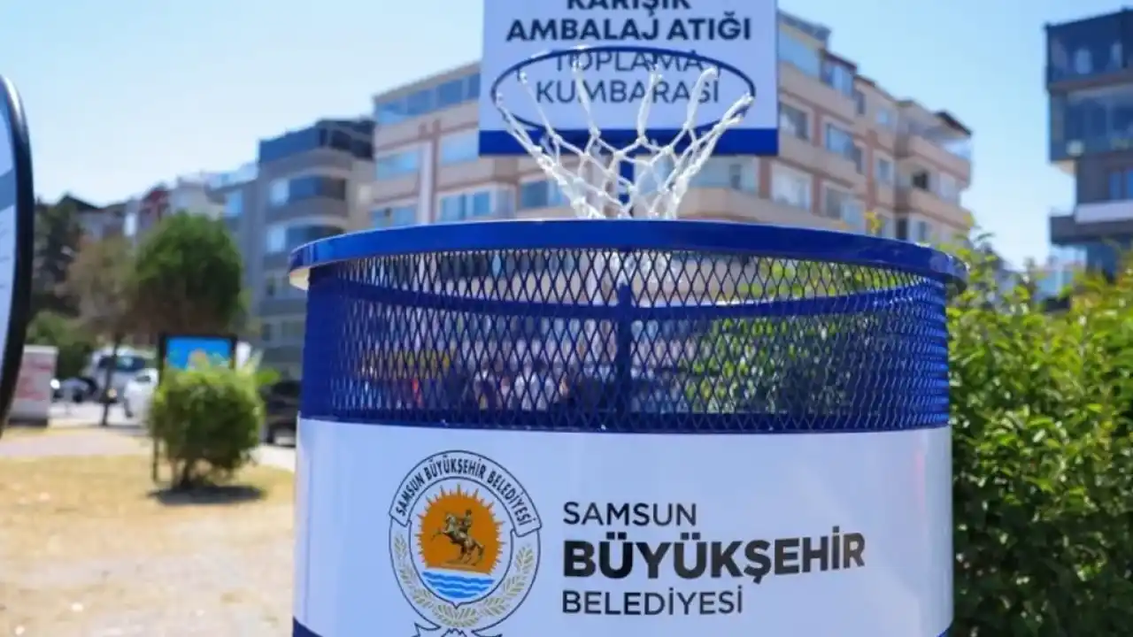 Samsun’da Adnan Menderes Bulvarı’nda sıfır atık dönüşümü