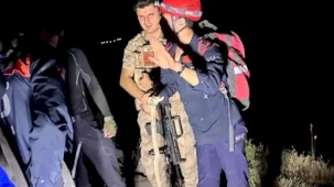 AFAD Şırnak'ta dağlık alanda mahsur kalan kişileri kurtardı