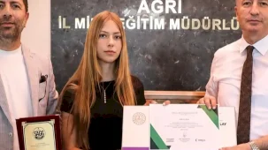 Ağrı'da 'sağlıklı nesil' ödüllendirildi