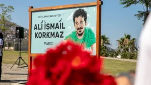 Ali İsmail Korkmaz, Güzelbahçe'de unutulmadı