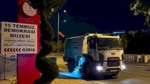Ankara Keçiören'de NATO için temizlik mesaisi