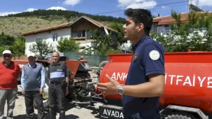 Ankara'da kırsala 80 yeni yangın tankeri