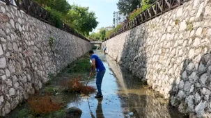 Antalya Konyaaltı’nda kapsamlı kanal temizliği