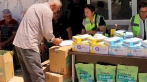 Antalya'da sel mağduru üreticilere destek